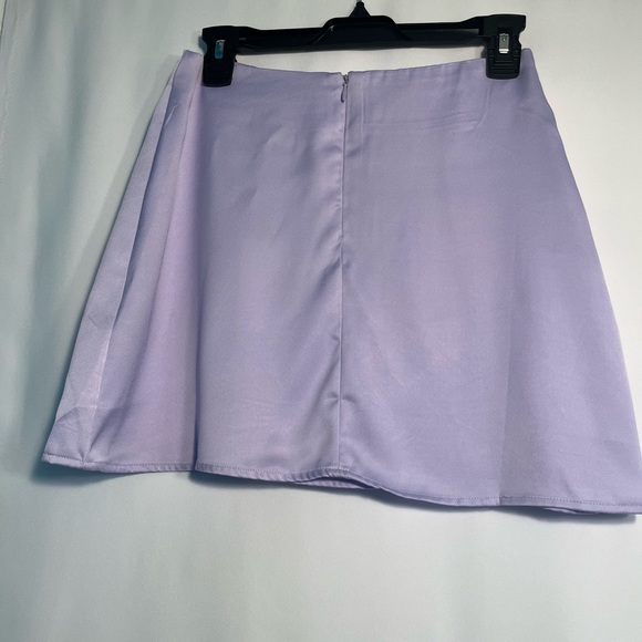 WeWoreWhat Satin Charmeuse Mini Slip Skirt Heather purple Size S - Picture 4 of 8
